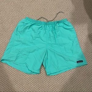Teal Patagonia Baggies Shorts
